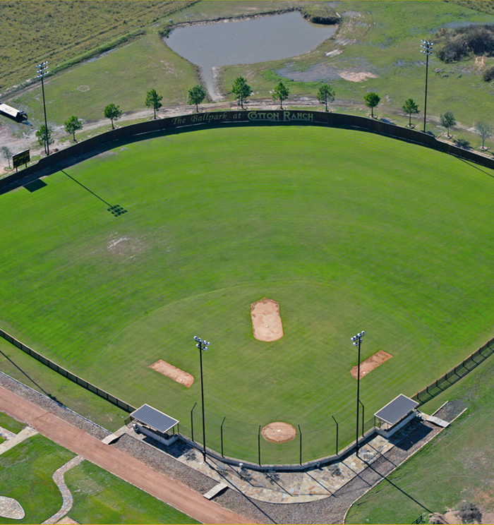 baseball field construction build fence lighting paint costs complex fields houston renovate scratch genuine repair complete led well